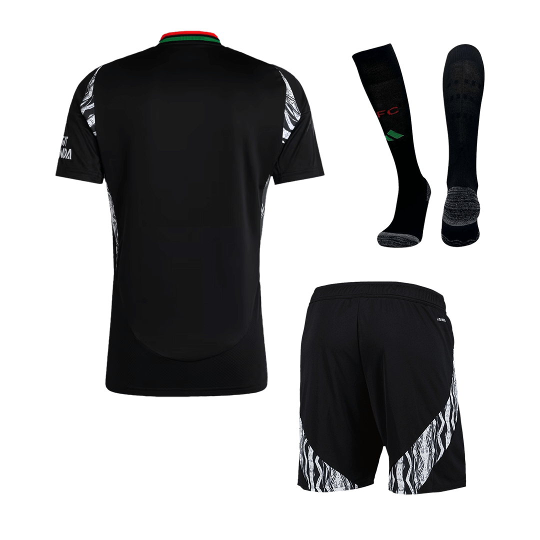 Arsenal Away  Soccer Jersey Kit(Jersey+Shorts+Socks) 2024/25 Top Soccer Jerseys Store