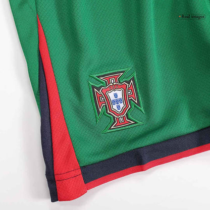 Dziecięcy zestaw koszulek domowych Portugalii (koszulka + spodenki) Euro 2024 Pro Koszulki Pilkar Skie