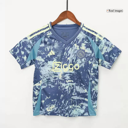 Ajax Away Kids Soccer Jerseys Kit 2024/25 Top Soccer Jerseys Store