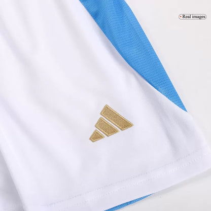 Argentina Domowe Dziecięce Koszulki Piłkarskie Zestaw Copa America 2024 Pro Koszulki Pilkar Skie