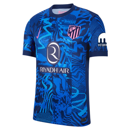 Trzecia wyjazdowa koszulka piłkarska Atlético de Madrid 2025/26 Pro Koszulki Pilkar Skie
