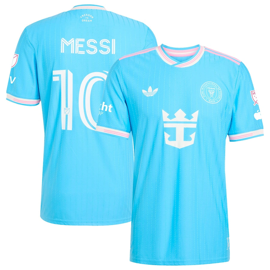 Wersja gracza Inter Miami CF Messi #10 2025 Trzecia wyjazdowa koszulka piłkarska Pro Koszulki Pilkar Skie