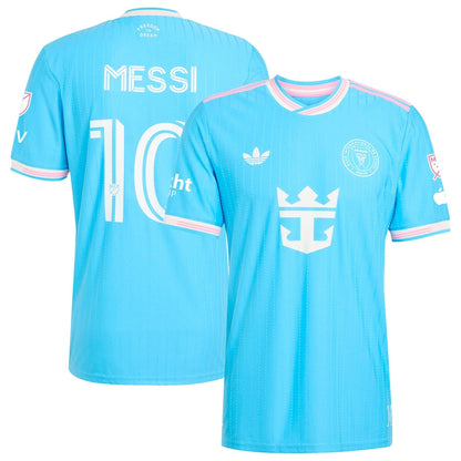 Wersja gracza Inter Miami CF Messi #10 2025 Trzecia wyjazdowa koszulka piłkarska Pro Koszulki Pilkar Skie