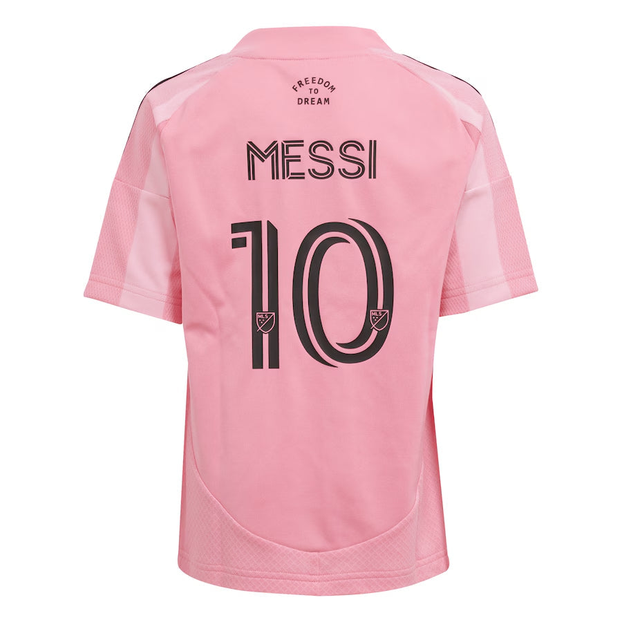 Inter Miami CF Messi #10 Domowy Strój Piłkarski dla dzieci (koszulka + spodenki) 2025 Pro Koszulki Pilkar Skie