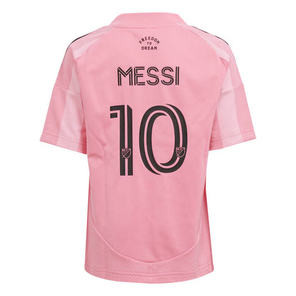 Inter Miami CF Messi #10 Domowy Strój Piłkarski dla dzieci (koszulka + spodenki) 2025 Pro Koszulki Pilkar Skie