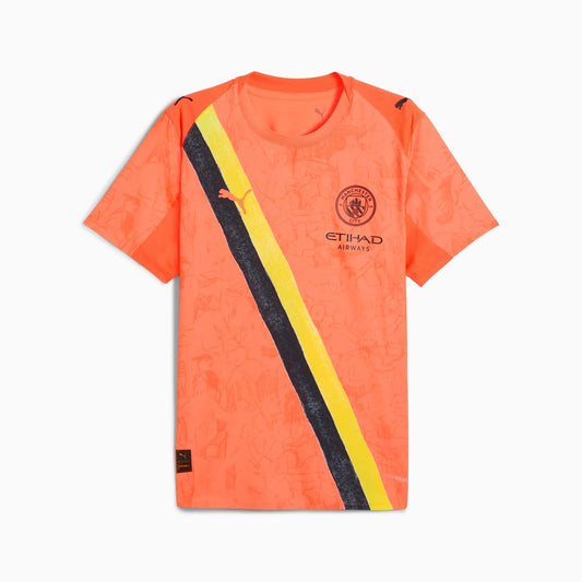 Koszulka Manchester City [Neon Sun/PUMA Black] Pro Koszulki Pilkar Skie
