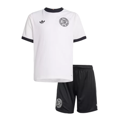 Dziecięcy zestaw koszulek piłkarskich Niemiec (koszulka + spodenki) 2025 - 125. rocznica Top Soccer Jerseys Store