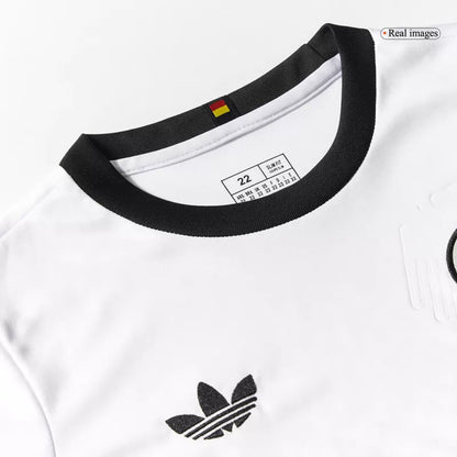 Dziecięcy zestaw koszulek piłkarskich Niemiec (koszulka + spodenki) 2025 - 125. rocznica Top Soccer Jerseys Store