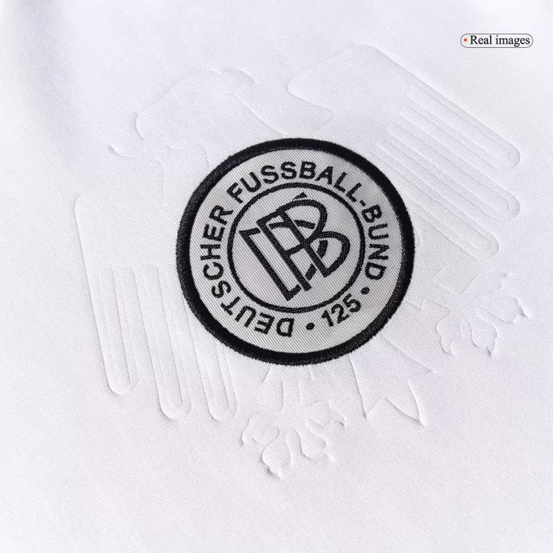 Dziecięcy zestaw koszulek piłkarskich Niemiec (koszulka + spodenki) 2025 - 125. rocznica Top Soccer Jerseys Store
