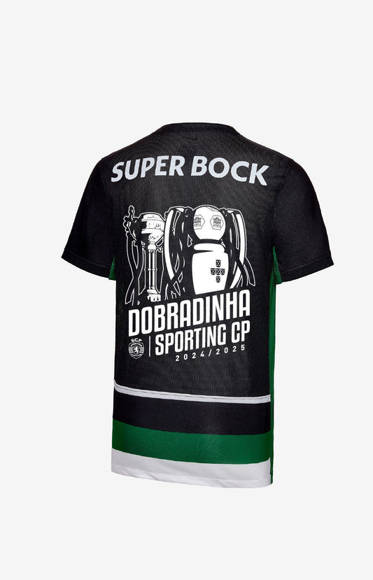 Limitowana edycja koszulki Sporting CP 24/25 Double Champion Pro Koszulki Pilkar Skie