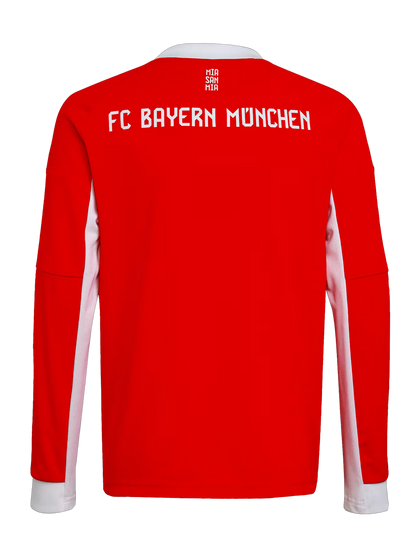 Bayern Monachium Domowa Koszulka Piłkarska Z Długim Rękawem 2025/26 Pro Koszulki Pilkar Skie