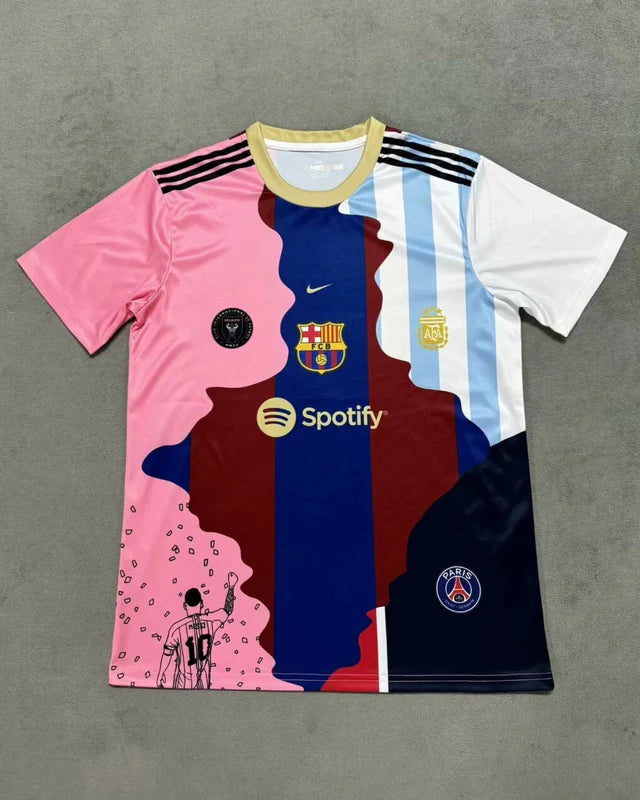 Koszulka MESSI #10 All Team Tribute – limitowana edycja koszulki kibica (Barcelona, Paris Saint-Germain (PSG), Inter Miami i argentyńska reprezentacja). 2025/26 Top Soccer Jerseys Store
