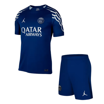 Czwarty wyjazdowy zestaw koszulek piłkarskich PSG (koszulka + spodenki) 2024/25 Top Soccer Jerseys Store