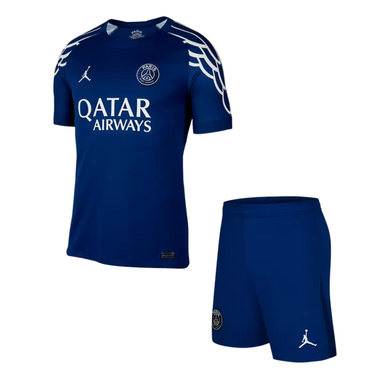 Czwarty wyjazdowy zestaw koszulek piłkarskich PSG (koszulka + spodenki) 2024/25 Top Soccer Jerseys Store