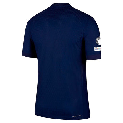 Koszulka meczowa PSG Player Verison Home Match Shirt 2025-26 z odznaką Ligi Mistrzów i 10. rocznicy Fundacji UEFA Pro Koszulki Pilkar Skie