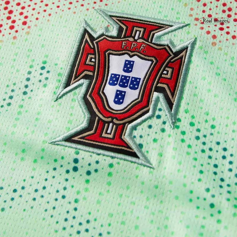 Koszulka wyjazdowa Portugalii na Euro 2025 - damska Pro Koszulki Pilkar Skie
