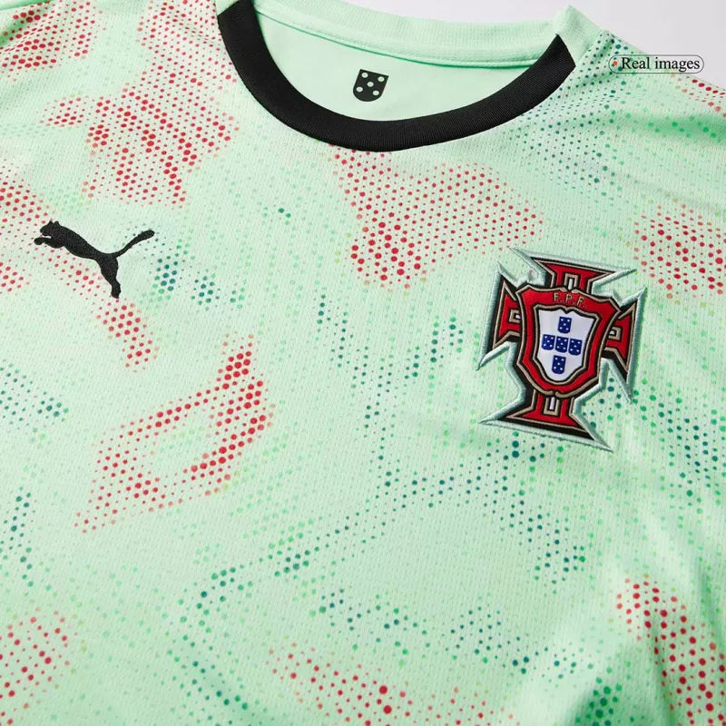 Koszulka wyjazdowa Portugalii na Euro 2025 - damska Pro Koszulki Pilkar Skie