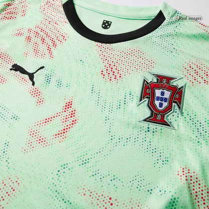 Koszulka wyjazdowa Portugalii na Euro 2025 - damska Pro Koszulki Pilkar Skie