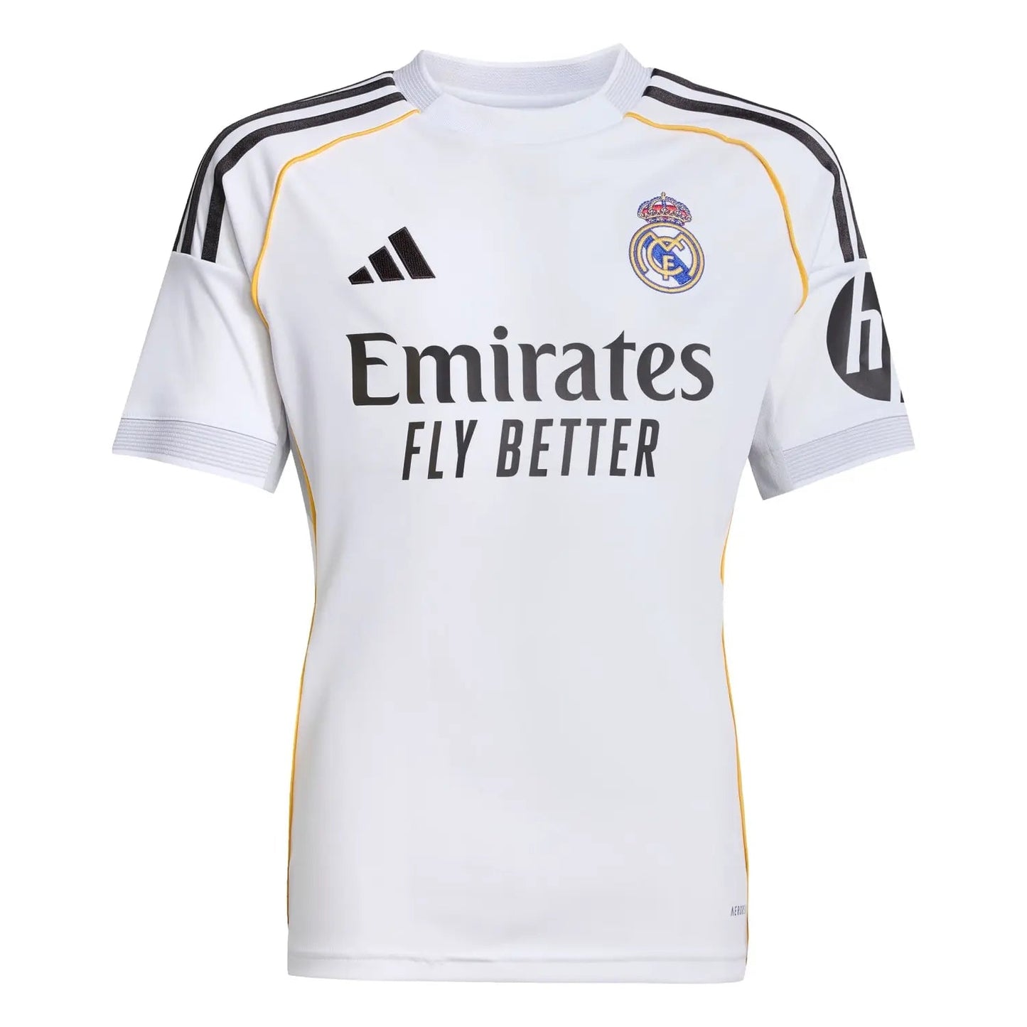 Dziecięcy zestaw piłkarski Real Madrid Home Soccer Jersey (koszulka + spodenki + skarpetki) 2025/26 Pro Koszulki Pilkar Skie