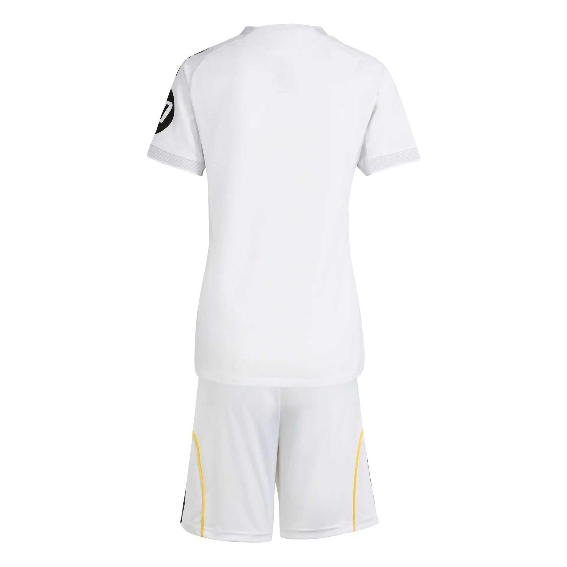 Dziecięcy zestaw piłkarski Real Madrid Home Soccer Jersey (koszulka + spodenki + skarpetki) 2025/26 Pro Koszulki Pilkar Skie