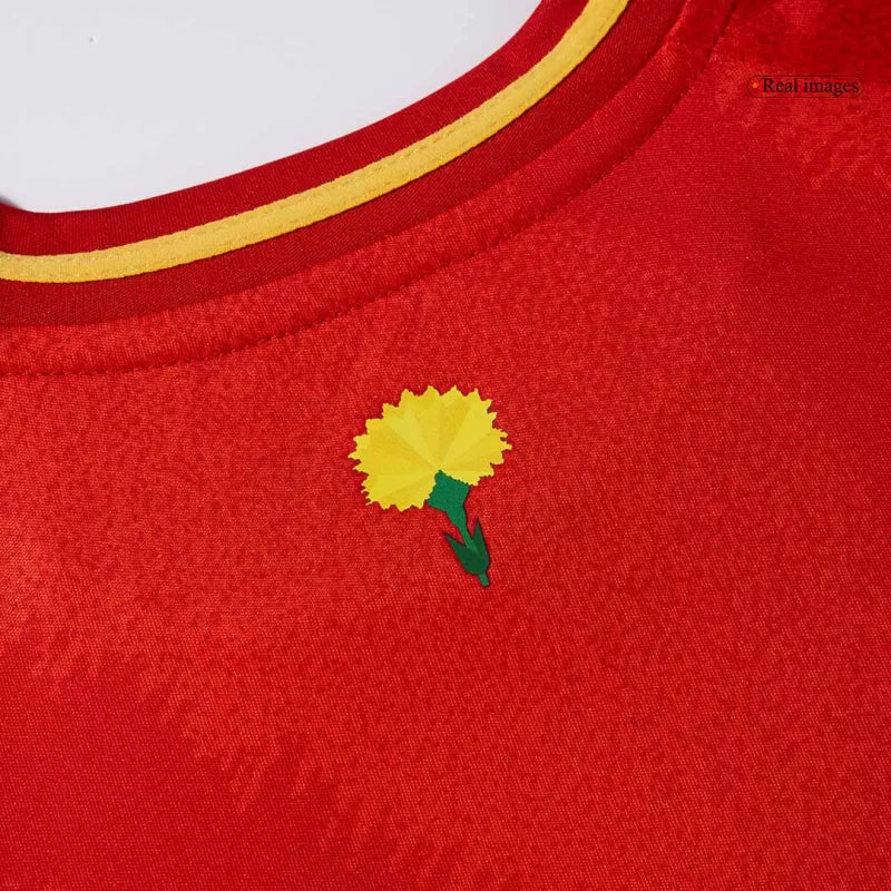 Dziecięcy zestaw koszulek piłkarskich Spain (koszulka + spodenki) 2024/25 Pro Koszulki Pilkar Skie
