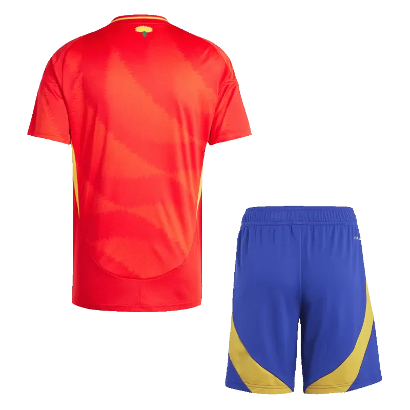 Zestaw koszulek piłkarskich reprezentacji Spain (koszulka + spodenki) 2024/25 Pro Koszulki Pilkar Skie