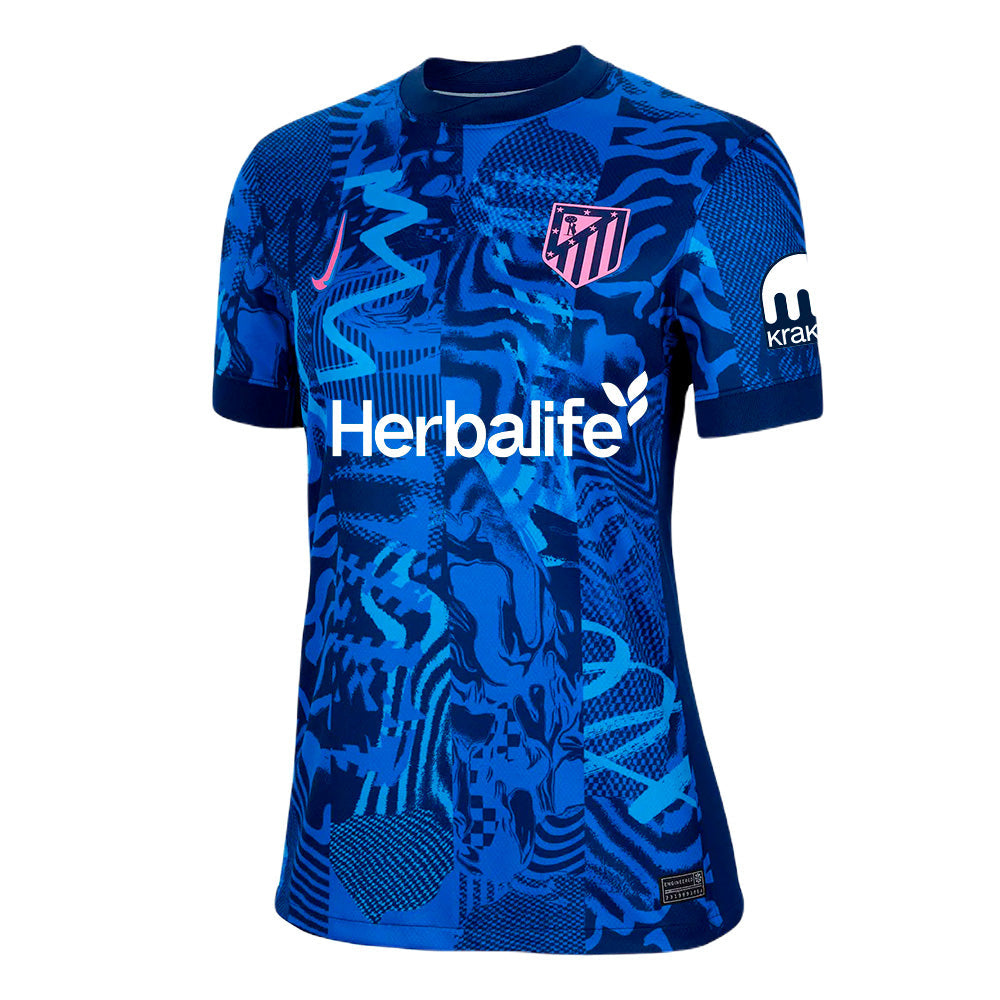 Koszulka damska Atlético de Madrid Third Away Soccer 2025/26 Pro Koszulki Pilkar Skie