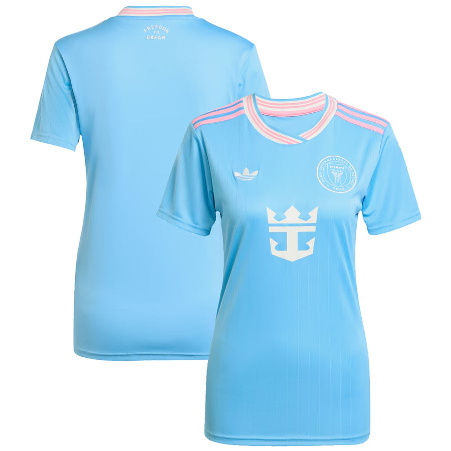 Koszulka damska Inter Miami CF Third Away Soccer 2025 Pro Koszulki Pilkar Skie