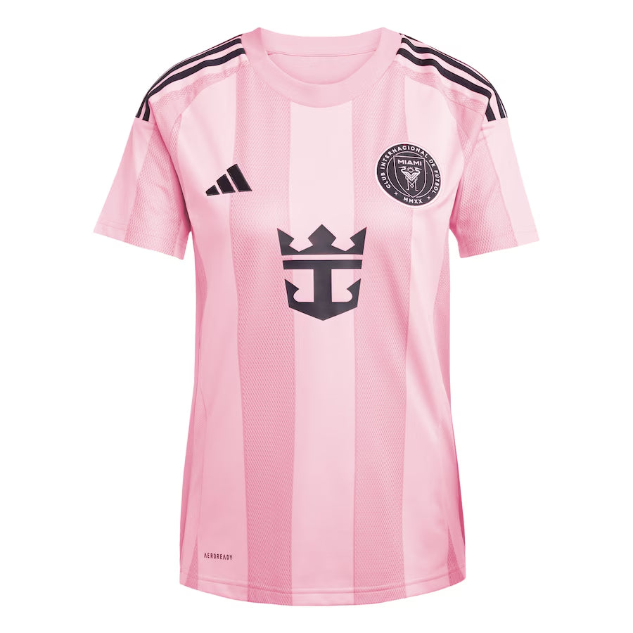 Koszulka piłkarska domowa damska Messi #10 Inter Miami CF 2025 Pro Koszulki Pilkar Skie