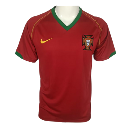 Klasyczna koszulka domowa Portugalii 2006 Pro Koszulki Pilkar Skie