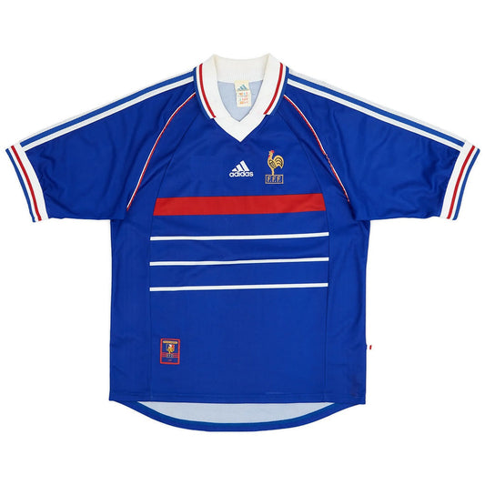 France Dom Retro Piłkarska Koszulka 1998 Pro Koszulki Pilkar Skie