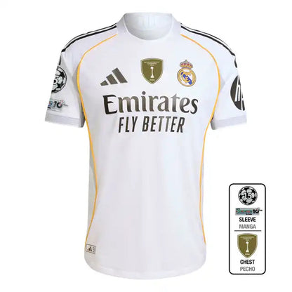 Wersja gracza Real Madrid 2025/26 Koszulka piłkarska domowa Pro Koszulki Pilkar Skie