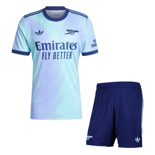 Arsenal Third Away  Soccer Jersey Kit(Jersey+Shorts) 2024/25 Top Soccer Jerseys Store