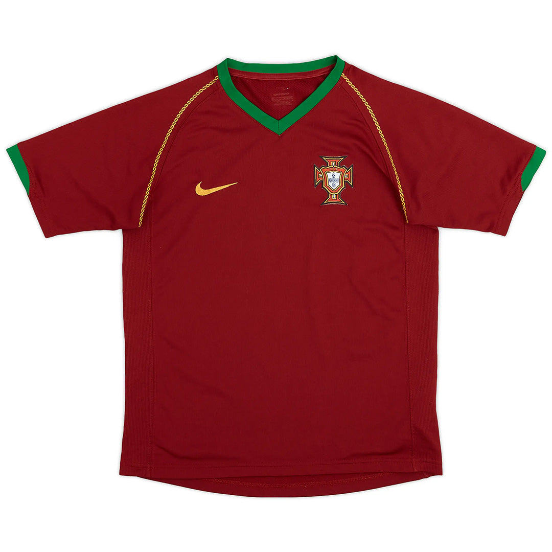 Klasyczna koszulka domowa Portugalii 2006 Pro Koszulki Pilkar Skie