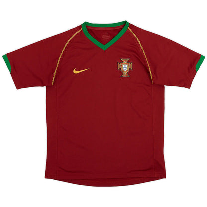 Klasyczna koszulka domowa Portugalii 2006 Pro Koszulki Pilkar Skie