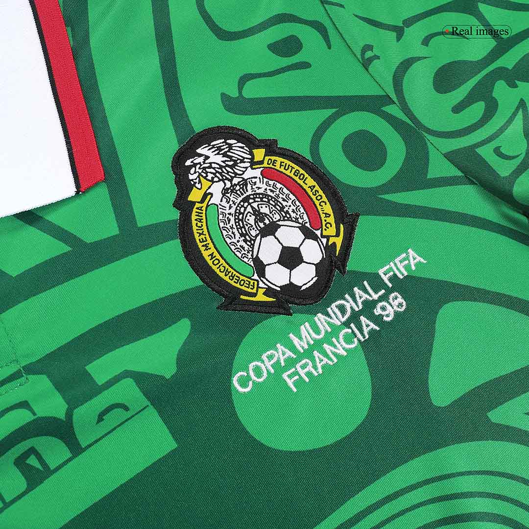 Mexico Home Retro Soccer Jersey 1998 Top Soccer Jerseys Store
