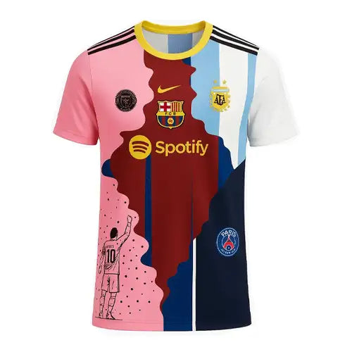 Koszulka MESSI #10 All Team Tribute – limitowana edycja koszulki kibica (Barcelona, Paris Saint-Germain (PSG), Inter Miami i argentyńska reprezentacja). 2025/26 Top Soccer Jerseys Store