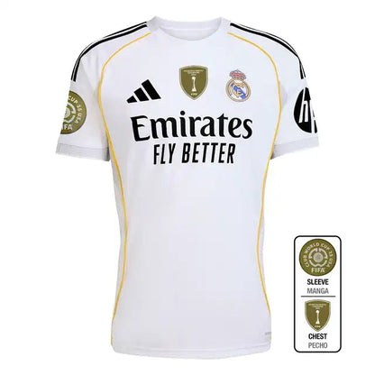 Real Madrid 2025/26 Domowa Koszulka Piłkarska Pro Koszulki Pilkar Skie