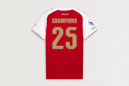 Koszulka domowa Arsenal Women Soccer 2025/26 - UWCL Champions Top Soccer Jerseys Store
